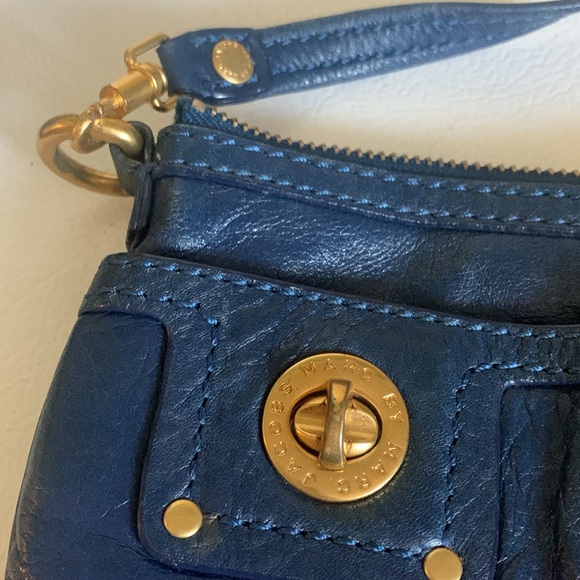 Marc by Marc Jacobs Turnlock Crossbody Bag (Cobalt/Gold) - Picture 2 of 4